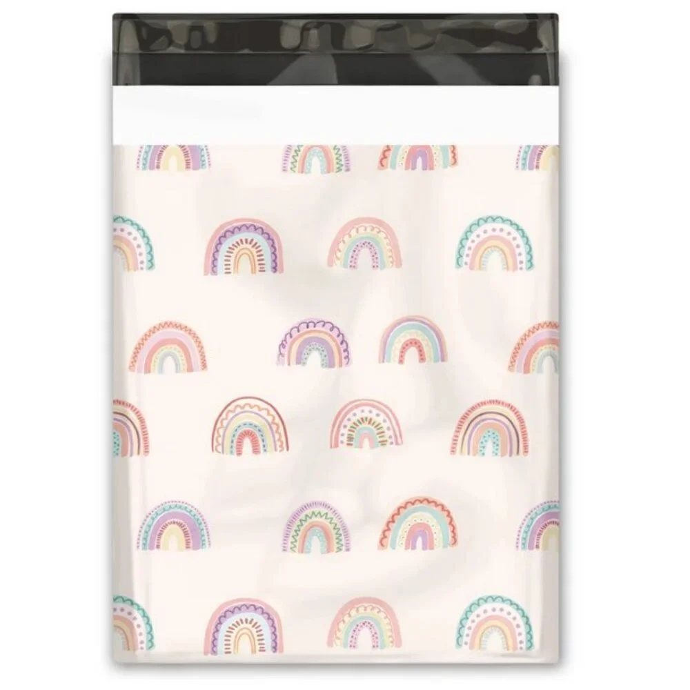 💕10x13 Happy Rainbows Poly Mailers! - Picture 3 of 7